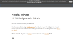 Desktop Screenshot of nicolawinzer.ch