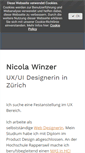 Mobile Screenshot of nicolawinzer.ch
